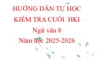 Đề cương ôn tập Học kì 1 Ngữ văn 8 năm 2025–2026 trường THCS Lê Anh Xuân (TP Hồ Chí Minh)